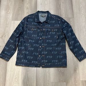 FTP all over print denim jacket